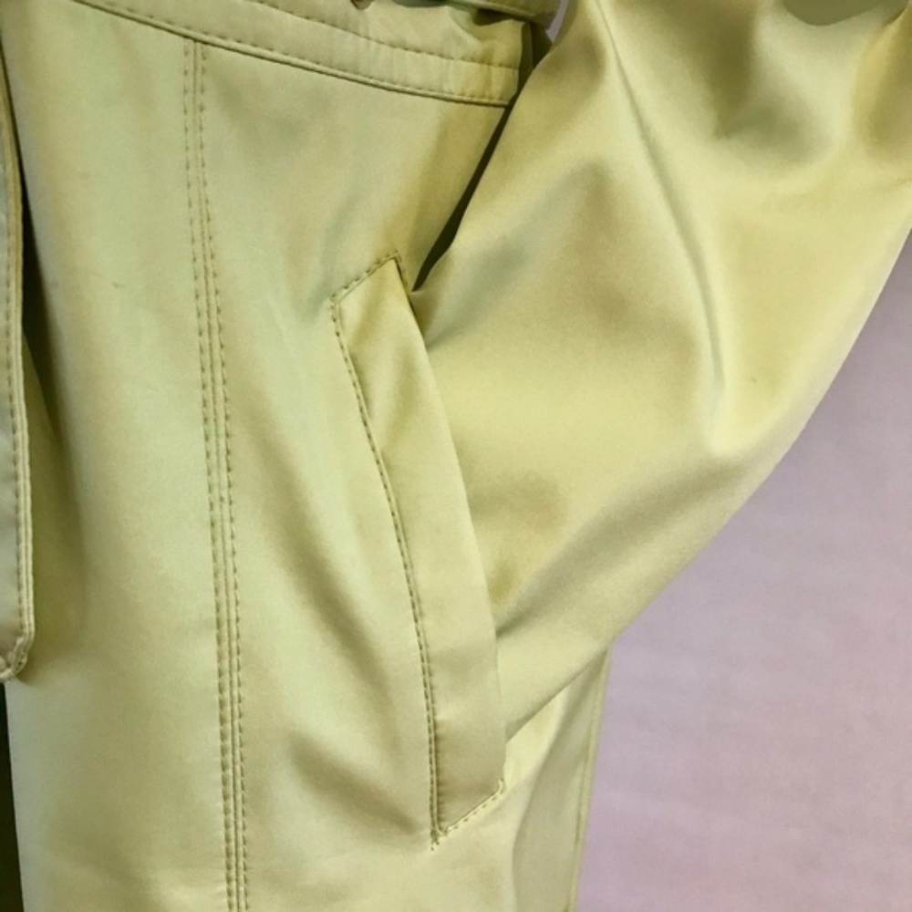 Nine West Lime Green Trench Coat - Picture 5 of 11